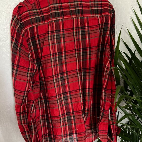 Vintage Ralph Lauren classic plaid button up - Picture 4 of 5